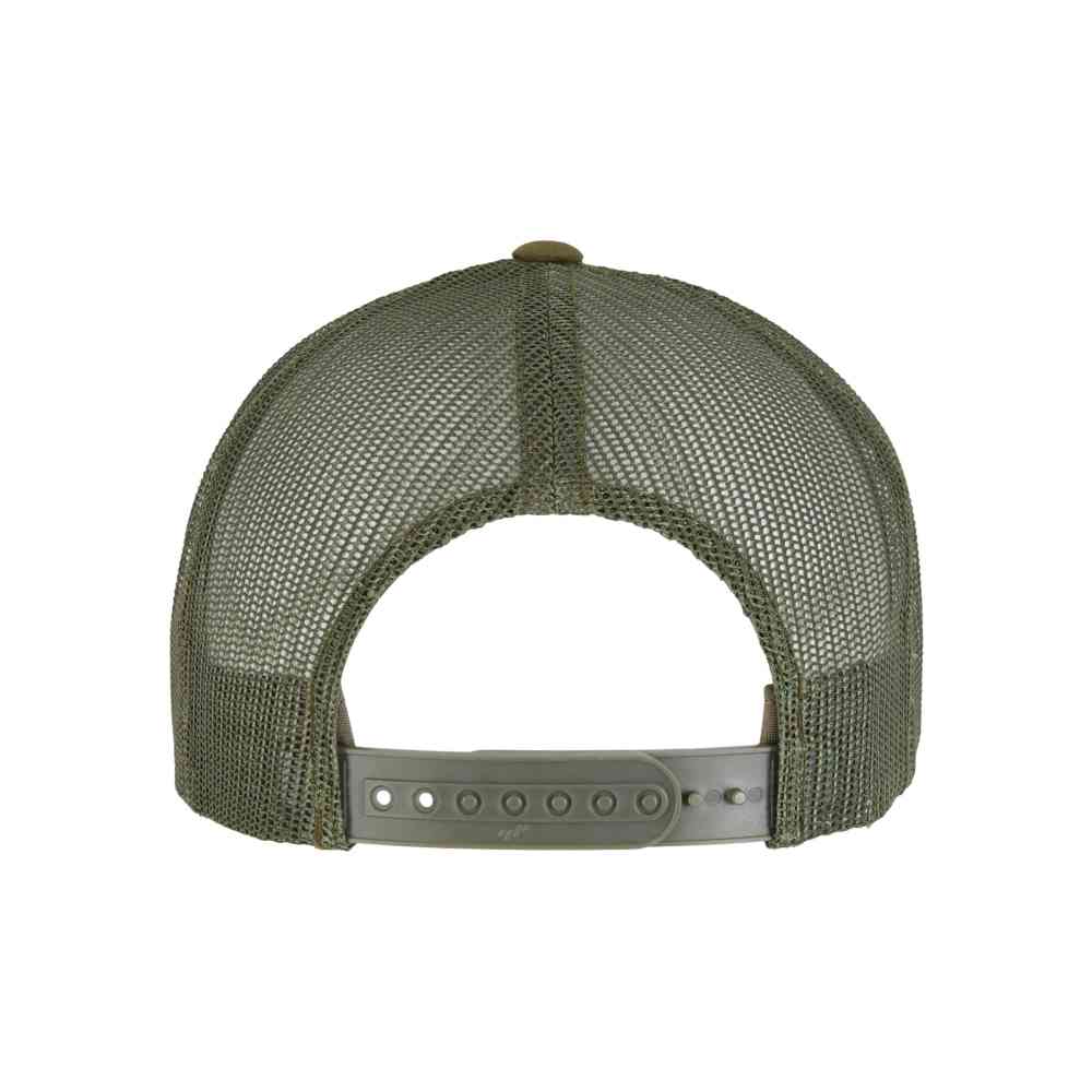 Flexfit - Retro Colored Front Trucker cap - Green/White